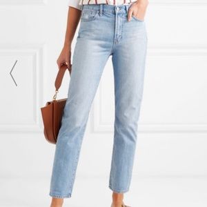 MADEWELL Perfect Summer highrise straight leg jean